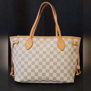 (SOLD) Louis Vuitton Neverfull PM Azur